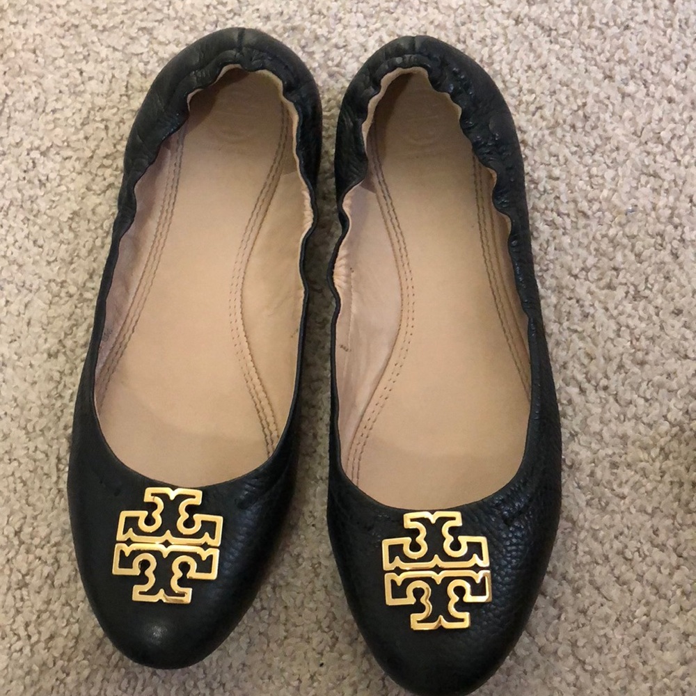 Tory Burch leather ballerinas SZ 8